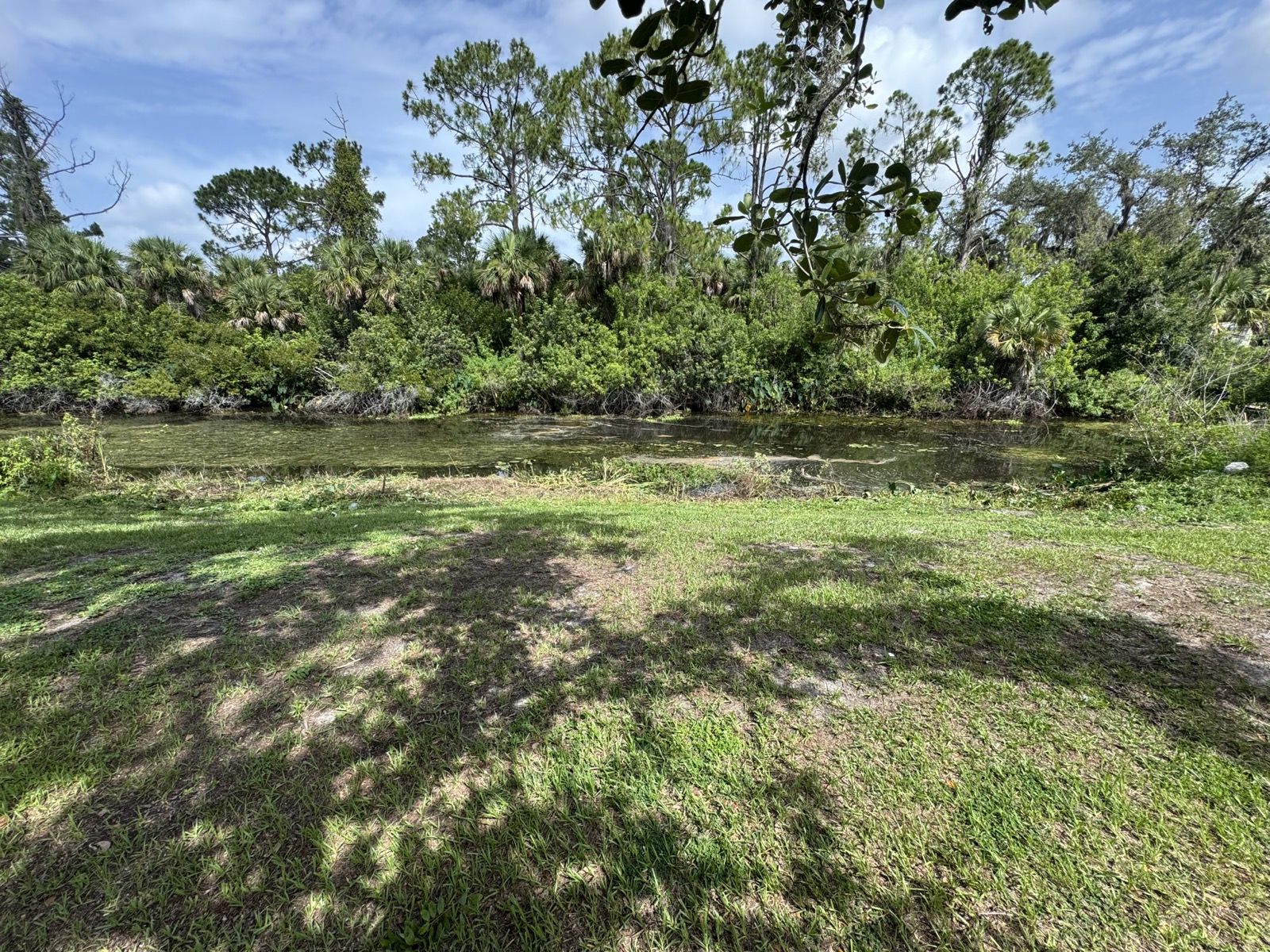 After lawn care — freshly cleared and mowed lot in North Port FL by Moore Precision